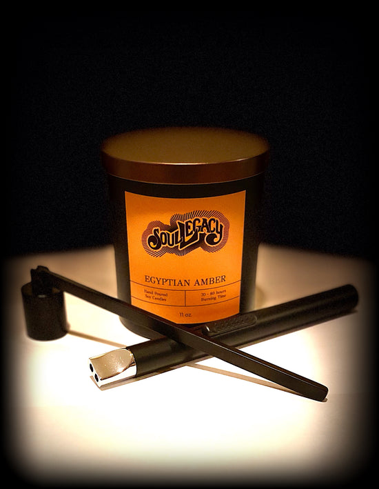 EGYPTIAN AMBER SCENTED CANDLE GIFT SET